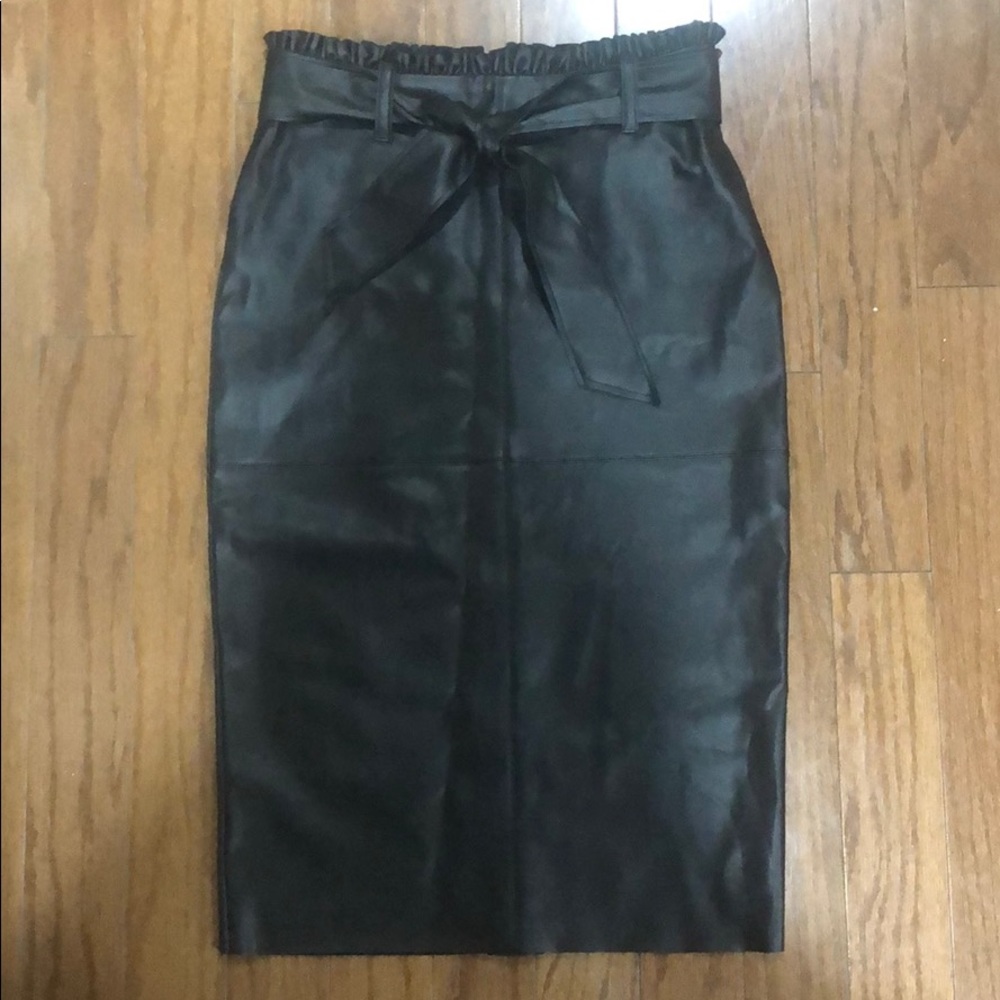 ZARA  NWOT new w/o tag skirt faux leather